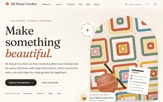 Site All About Crochet