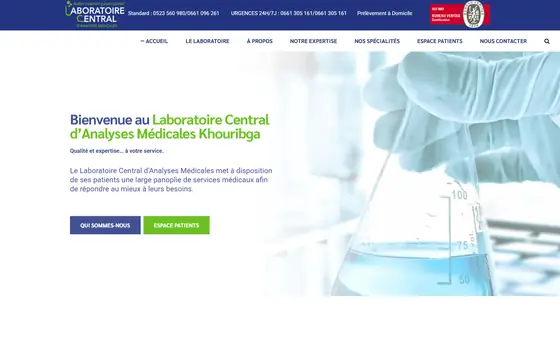 Site Laboratoire Central